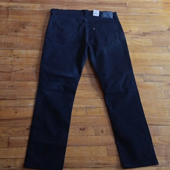 Levi's Black Denim Jeans Men's 36x32 NWT - Picture 5 of 5